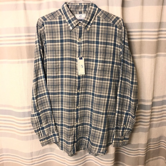 Southern Tide Other - NWT Southern Tide Lake Plaid Sportshirt Large